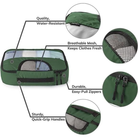 8Pcs Packing Cubes for Suitcases Organizer Bags Set for Travel Essential Bags - Picture 3 of 7